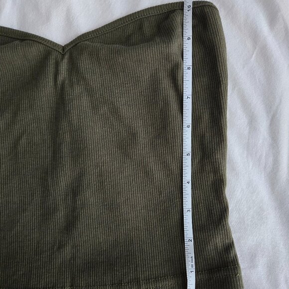 Shein Women's Crop Top Size S Used Green - Picture 6 of 8